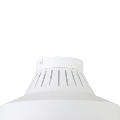Plafonnier E27 42W GoodHome Yarra blanc mat H.15.5 x Ø30 cm