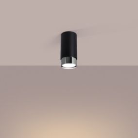 Plafonnier en acier 1 ampoule 3000K - 6x6x12.5cm Sollux