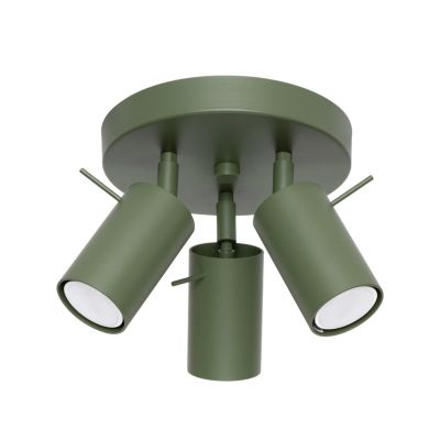 Plafonnier en acier 3 lampes 19.5x19.5x18.5cm Sollux