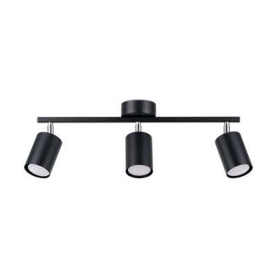 Plafonnier en acier 3 lampes 46x8x20cm Sollux