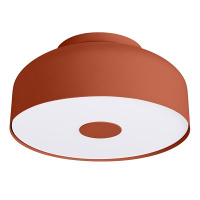 Plafonnier en acier/PVC 4 lampes 30x30x15cm Sollux