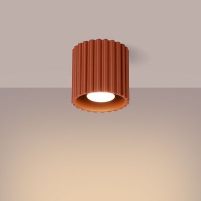 Plafonnier en aluminium 1 lampes 10x10x10cm Sollux