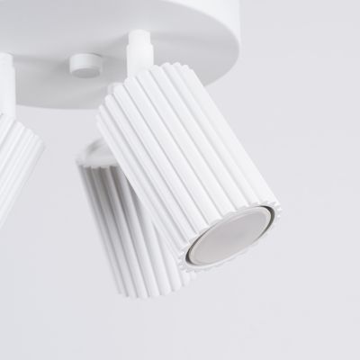 Plafonnier en aluminium 3 lampes 19.5x19.5x18cm Sollux