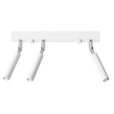 Plafonnier en aluminium 3 lampes 35x3x20cm Sollux