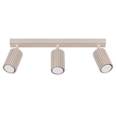 Plafonnier en aluminium 3 lampes 45x6.5x16.5cm Sollux