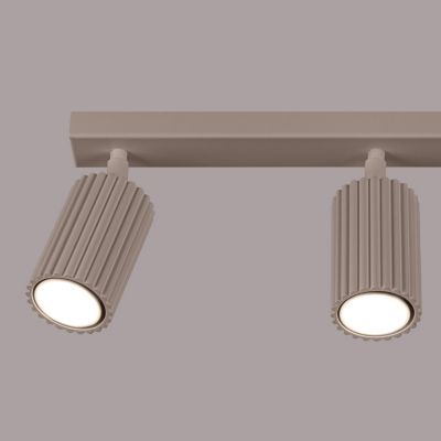Plafonnier en aluminium 3 lampes 45x6.5x16.5cm Sollux