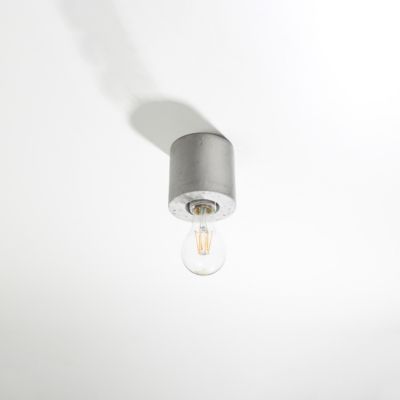 Plafonnier en béton 1 lampes 10x10x10cm Sollux