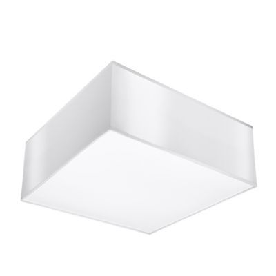 Plafonnier en PVC 1 lampes 25x25x11cm Sollux