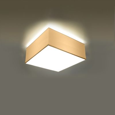 Plafonnier en PVC 1 lampes 25x25x11cm Sollux