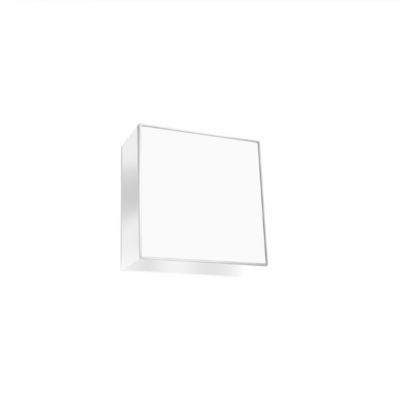 Plafonnier en PVC 1 lampes 25x25x11cm Sollux