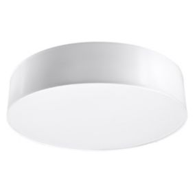 Plafonnier en PVC 4 lampes 55x55x11cm Sollux