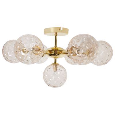 Plafonnier  en verre beige ANADYR