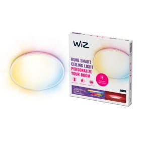 Plafonnier intelligent LED intégrée blanc froid à chaud + RGB Rune Wiz 2100lm 21W