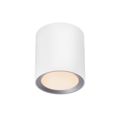 Plafonnier LANDON SMART, Salle de bain,  Métal couleur Blanc, LED Module, H.14, IP44 / NORDLUX Intérieur