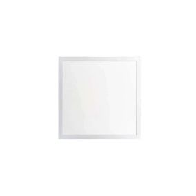 Plafonnier LED 25W 200W 3000lm Carré Blanc 595mmx595mm - Blanc du Jour 6000K