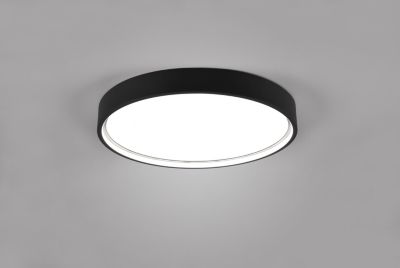Plafonnier LED 29W 3260 lm 2300+3000+4000K noir mat - Trio - Doha