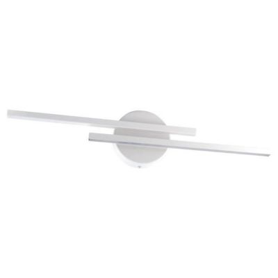 Plafonnier LED 2x7W SMD IP44 Blanc - Blanc Neutre 4200k - 5500k - SILUMEN