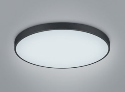 Plafonnier LED 2xSMD 51W 2300+3000+4000K noir mat métal/acrylique - Trio - Waco