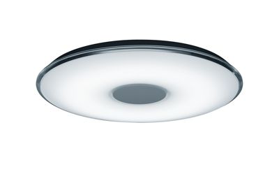 Plafonnier LED 43W - 5000lm, 3000-5500K - Dimmable - Télécommande - diam 60 cm - Blanc - IP20 - Trio - Tokyo