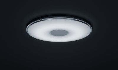 Plafonnier LED 43W - 5000lm, 3000-5500K - Dimmable - Télécommande - diam 60 cm - Blanc - IP20 - Trio - Tokyo