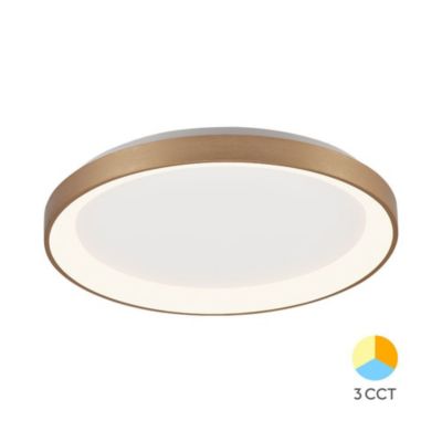 Plafonnier LED Bella 36W 3en1 4260lm - Doré