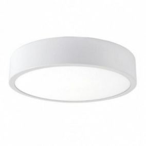 Plafonnier LED Blanc 18W 25cm - Blanc Chaud 2300K - 3500K - SILAMP