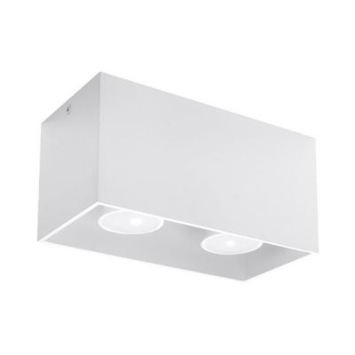 Plafonnier LED Blanc - SILUMEN - Rectangulaire - IP20 - Efficacité énergétique