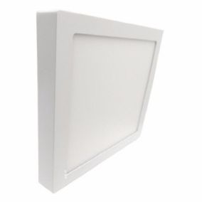 Plafonnier LED Carré 24W 220V - Blanc Froid 6000K - 8000K - SILAMP