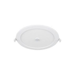 Plafonnier LED à Detecteur PIR 18W 1600lm 100 220mm IP44 IK06 - CCT 3000K / 4000K / 6000K perçage 205mm