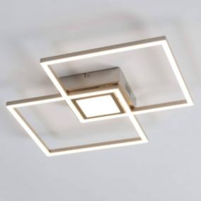 Plafonnier LED Dimmable design double rectangle - Eliza