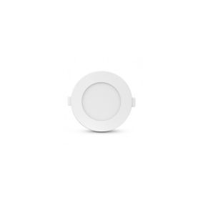 Plafonnier LED Encastrable 6W 450lm 120 Etanche IP40 IK08 128mm - Blanc Chaud 3000K perçage 107mm