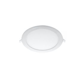 Plafonnier LED Encastrable 6W 540lm 160 120mm IP40 Argent - Blanc Chaud 3000K