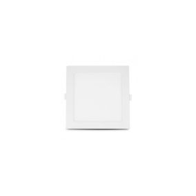 Plafonnier LED Encastrable Blanc 15W 1200lm 120 IP44 200mmx200mm - Blanc Chaud 3000K