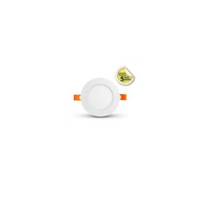 Plafonnier LED Encastrable Blanc 6W 450lm 120 120x22mm - Blanc Chaud 3000K