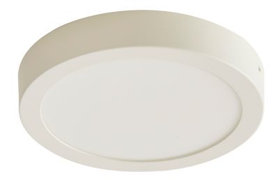 Plafonnier LED intégrée Colours Aius blanc Ø30 cm | Castorama