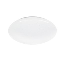 Plafonnier LED intégrée Colours Leto blanc Ø25 cm