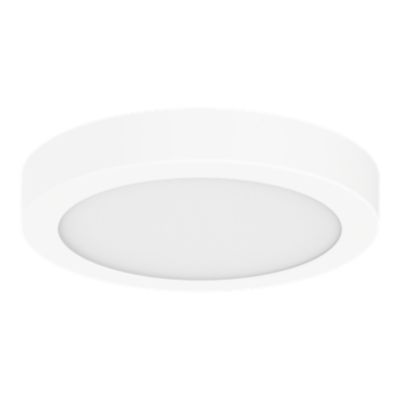 Plafonnier LED integrée 12W 1200lm blanc Ø.21,5cm GoodHome, Aius