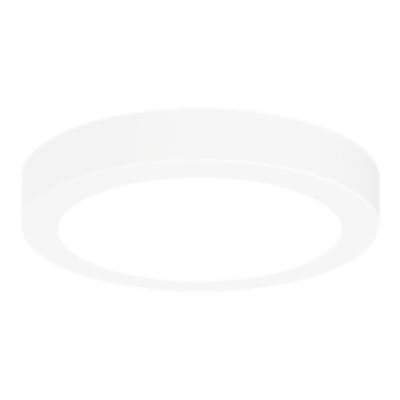 Plafonnier LED integrée 12W 1200lm blanc Ø.21,5cm GoodHome, Aius