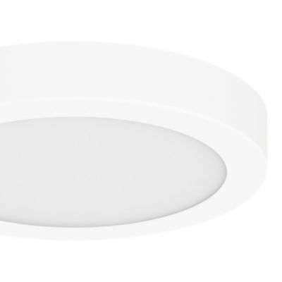 Plafonnier LED integrée 12W 1200lm blanc Ø.21,5cm GoodHome, Aius
