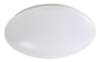 Plafonnier LED extérieur Piave blanc 12 W 1000 lm d 30 cm IP54 avec  détecteur de mouvement - HORNBACH