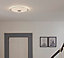 Plafonnier LED intégrée dimmable 2400lm 24W blanc chaud et blanc neutre GoodHome Angoon blanc H.4.9 x Ø40 cm