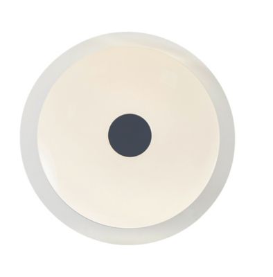 Plafonnier LED intégrée dimmable 2400lm 24W blanc chaud et blanc neutre GoodHome Angoon blanc H.4.9 x Ø40 cm