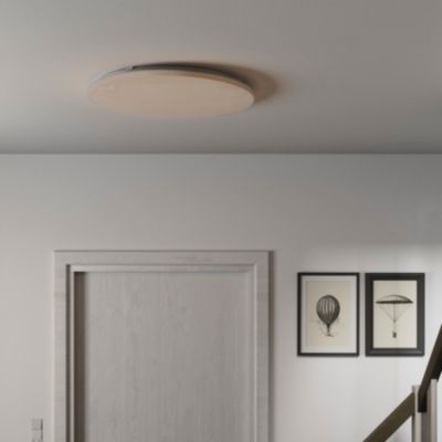 Plafonnier LED intégrée dimmable 3100lm 36W blanc froid, blanc neutre et blanc chaud GoodHome Basilo h.6.5 x ø57 cm