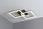 Plafonnier LED intégrée Eglo Huerta IP20 20W blanc neutre 52x31cm