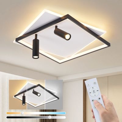 Plafonnier LED Rond à Température Variable 60W 220V - 3000K/4000K/6000K - France