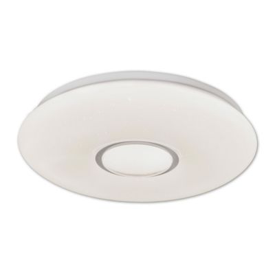 Plafonnier LED PICTON 31 cm metal plastique blanc chaud effet cristal — free download