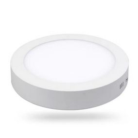 Plafonnier led Rond en saillie 24W 300mm Blanc Chaud 3000K