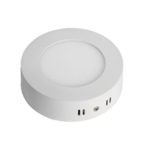 Plafonnier led Rond en saillie 6W 120mm Blanc Chaud 3000K