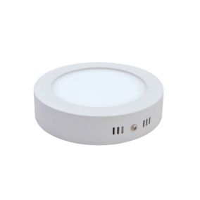 Plafonnier LED Rond en Saillie 8W (70W) 115mm - Blanc du Jour 6000K