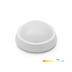 Plafonnier LED Saillie 8W Rond étanche IP65 650lm (43W) - Blanc Naturel 4500K